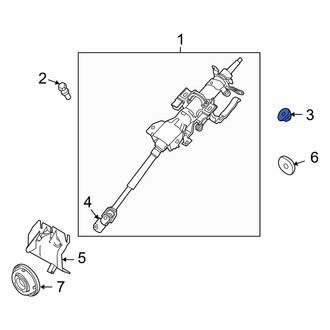 Mercury OE - Steering Column Nut