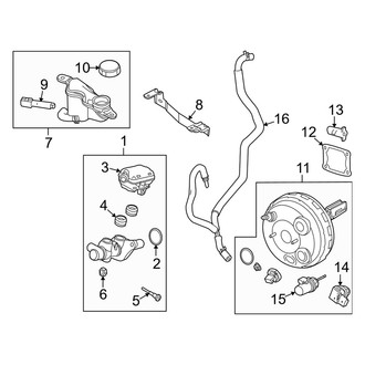 Mercury OE - Cowl - Components on Dash Panel (Hybrid)