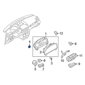 Mercury OE - Instrument Cluster Nut