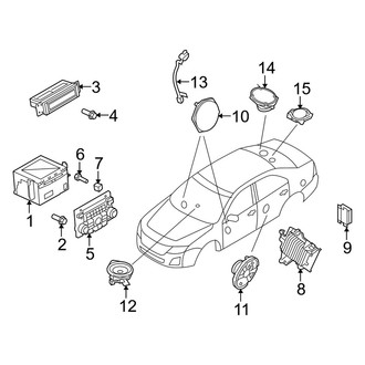 Mercury OE - Instrument Panel - Sound System (FULL HYBRID EV-GAS (FHEV))