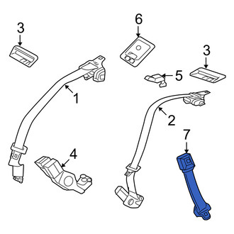 Mercury OE - Rear Seat Belt Extension