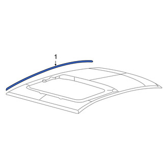 Mercury OE - Left Roof Molding