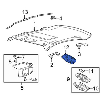 Mercury OE - Dome Light Bracket