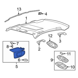 Mercury OE - Right Sun Visor