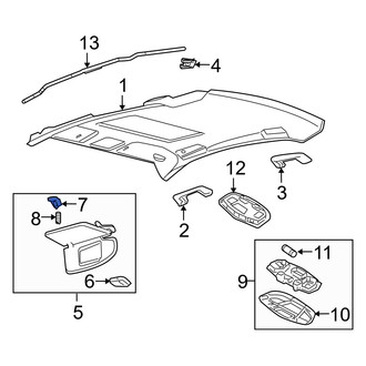 Mercury OE - Sun Visor Clip