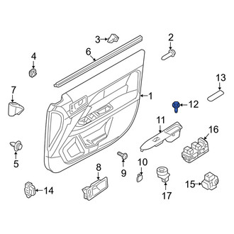 Mercury OE - Rear Door Interior Handle Trim Bolt