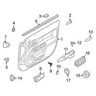 Mercury OE - Rear Door Interior Handle Trim Bolt