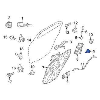 Mercury OE - Liftgate Latch Screw