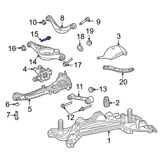 Mercury OE - Front Lower Forward Suspension Control Arm