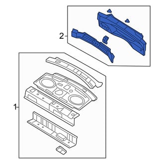 Mercury OE - Rear Rear Body Panel