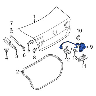 Mercury OE - Rear Deck Lid Latch