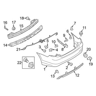 Mercury OE - Rear Bumper - Bumper & Components (FULL HYBRID EV-GAS (FHEV))