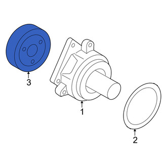 Mercury OE - Engine Water Pump Pulley
