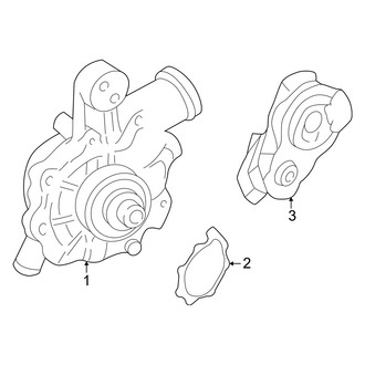 Mercury OE - Cooling - Water Pump (3.0L)
