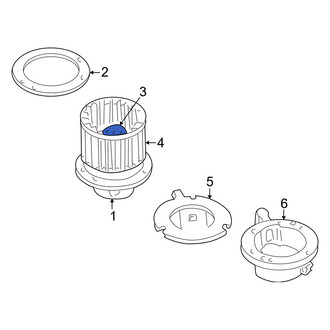 Mercury OE - HVAC Blower Motor Wheel Clip