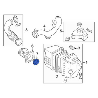 Mercury OE - Fuel Injection Air Flow Meter Gasket & O-Ring