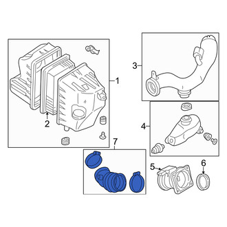 Mercury OE - Engine Air Intake Hose
