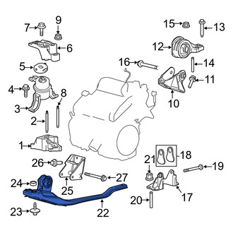Mercury OE - Engine Mount Crossmember