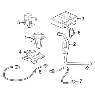 Mercury OE - Emission System - Emission Components (3.0L)