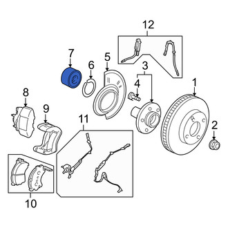 Mercury OE - Front Wheel Bearing