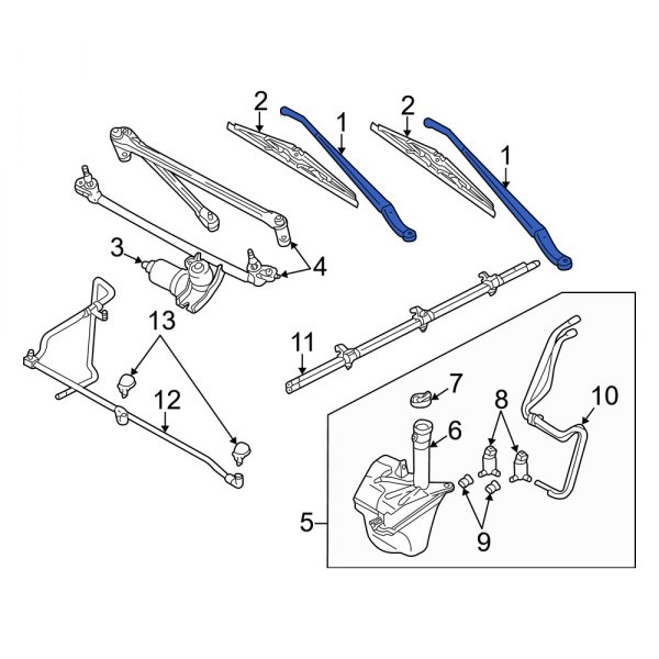 Windshield Wiper Arm