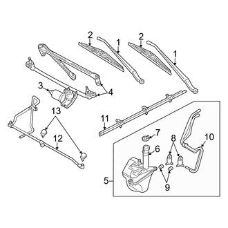 Mercury OE - Windshield - Wiper & Washer Components