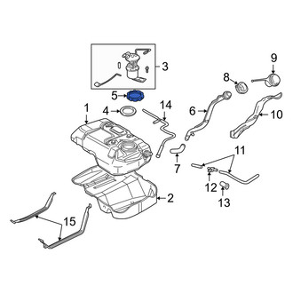 Mercury OE - Fuel Tank Lock Ring
