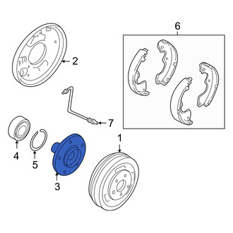 Mercury OE - Rear Wheel Hub