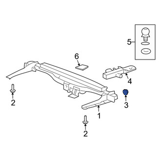 Mercury OE - Engine Air Intake Resonator Nut