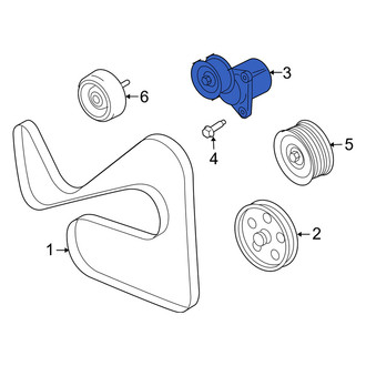Mercury OE - Accessory Drive Belt Tensioner Assembly