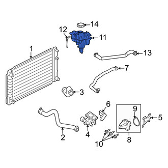Mercury OE - Engine Coolant Reservoir