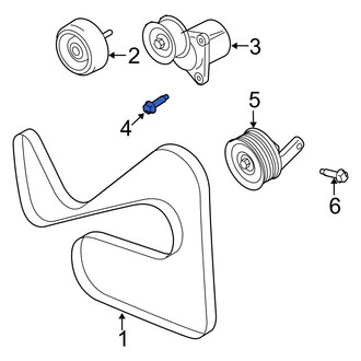 Mercury OE - Belt Tensioner Bolt