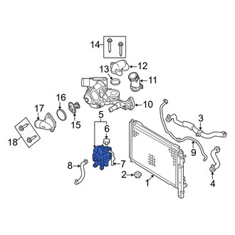 Mercury OE - Engine Coolant Reservoir