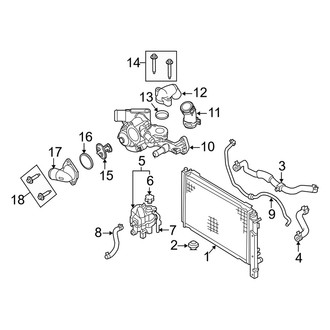 Mercury OE - Cooling - Radiator & Components (Flex)