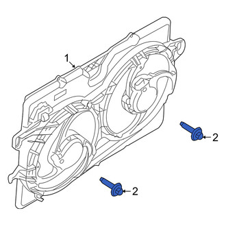 Mercury OE - Engine Cooling Fan Shroud Bolt