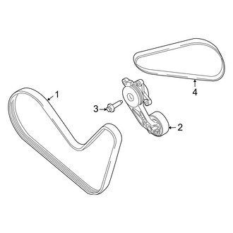 Mercury OE - Cooling - Belts & Pulleys (Flex)