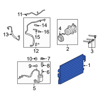 Mercury OE - A/C Condenser