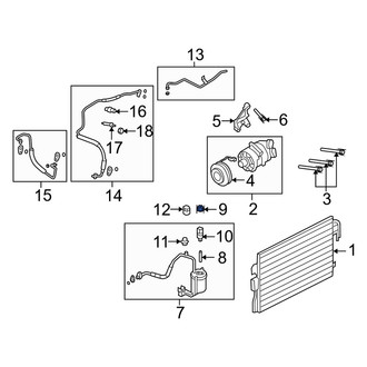 Mercury OE - Engine Air Intake Resonator Nut