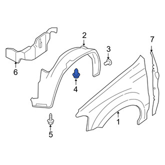 Mercury OE - Fender Liner Rivet
