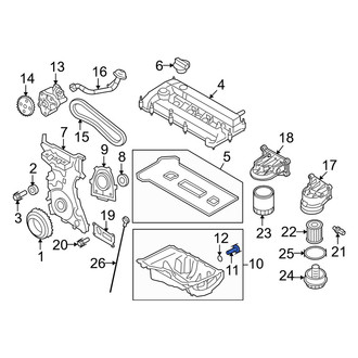 Mercury OE - Engine Oil Drain Plug