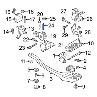 Mercury OE - Engine Mount Stud