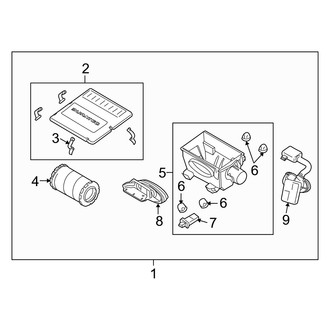 Mercury OE - Engine / Transaxle - Air Intake (Flex)