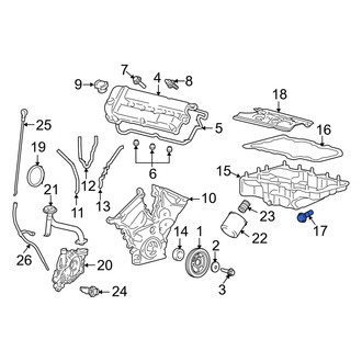 Mercury OE - Engine Oil Drain Plug