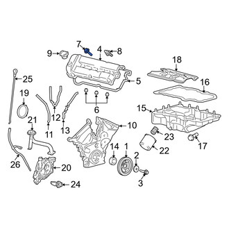 Mercury OE - Engine Valve Cover Grommet