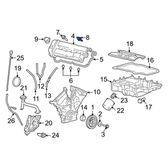 Mercury OE - Engine Valve Cover Grommet