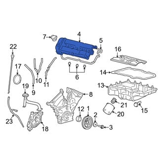 Mercury OE - Right Engine Valve Cover
