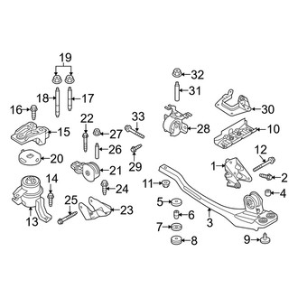 Mercury OE - Engine / Transaxle - Engine & Transmission Mounting