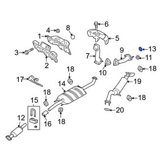 Mercury OE - Exhaust Muffler Gasket