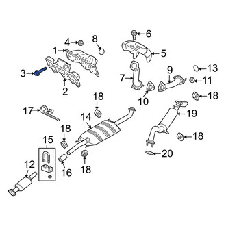 Mercury OE - Exhaust Manifold Stud