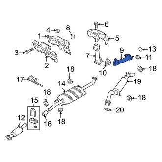 Mercury OE - Exhaust Intermediate Pipe
